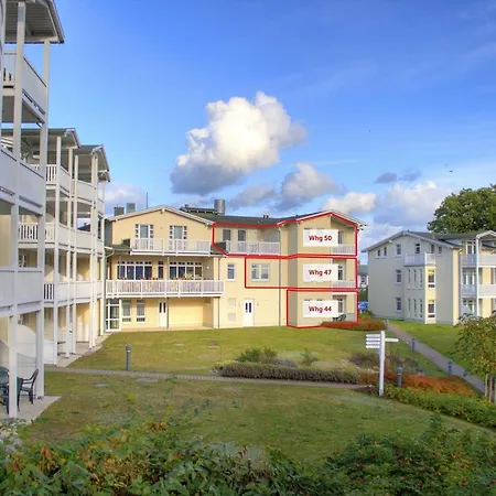 Meeresblick Residenzen Fewo 41 Deluxe, Inklusive Sauna Und Schwimmbadnutzung Im Ahoi Sellin Hotel