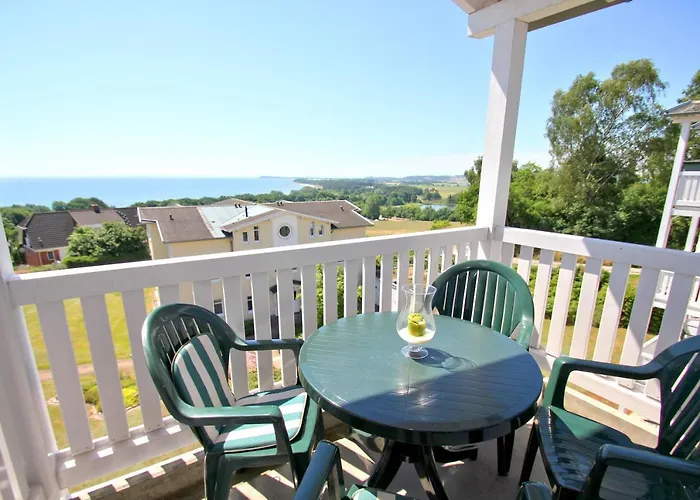 酒店 Meeresblick Fewo41- Balkon, Meerblick, Sauna, Schwimmbad