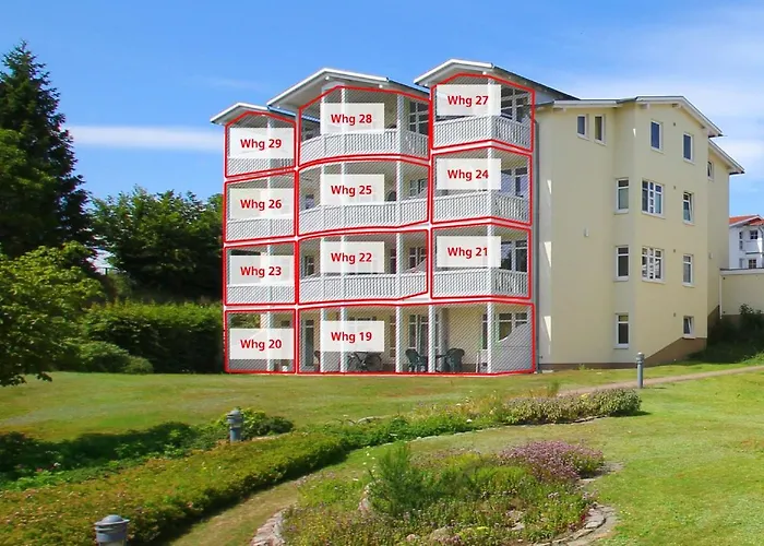 Meeresblick Fewo41- Balkon, Meerblick, Sauna, Schwimmbad 酒店 *