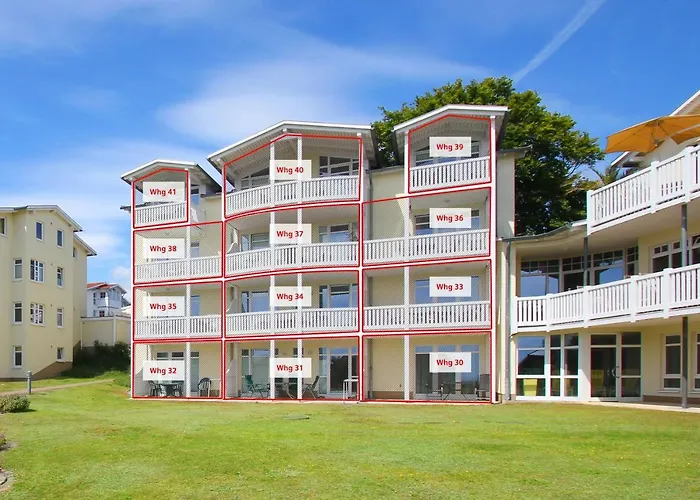 Meeresblick Fewo41- Balkon, Meerblick, Sauna, Schwimmbad *